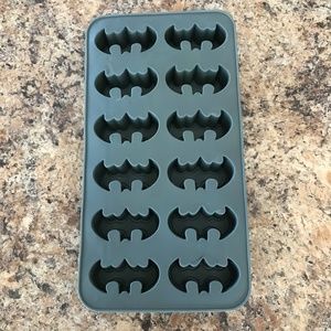 Bat Man Resin 12 Ice Cube Tray Black